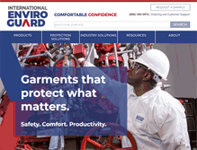 Tablet Screenshot of int-enviroguard.com